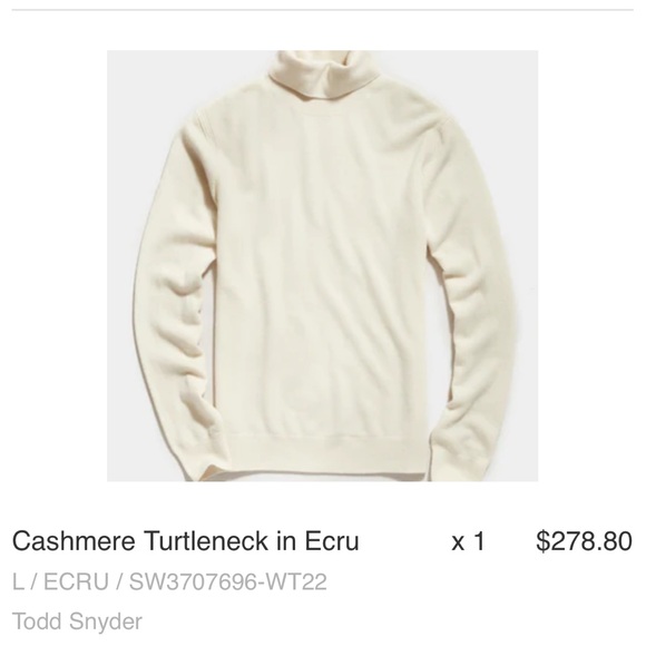 Todd Snyder Other - Men's Cream Sweater